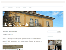 Tablet Screenshot of geroldulrich.com